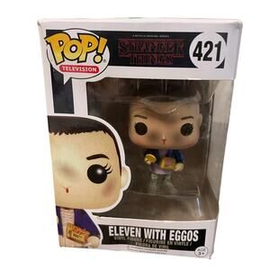 New Funko Pop Television Stranger Things 421 Eleven With Eggos Vinyl Figure